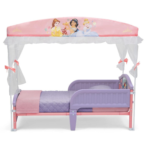 DN#1714 Disney Princess Plastic Toddler Bed with Canopy 迪士尼兒童床架(連帳幕)