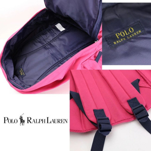 SR#1108 日本直送 Polo by Ralph Lauren 18L 女童帆布背包 - Fushia Pink