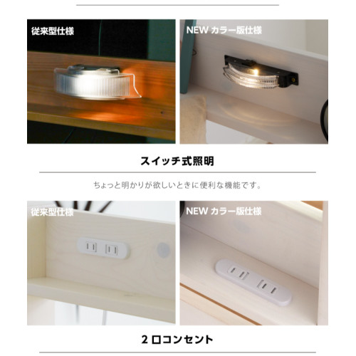 [陳列品特價]  SR#0960 日本'Golem' 雙層天然實木床 - White x Blue [包送貨及安裝]