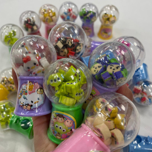 聖誕Party小禮物 Disney Tsum Tsum迷你擦膠扭蛋機 (原裝一盒24個, 指定款式)