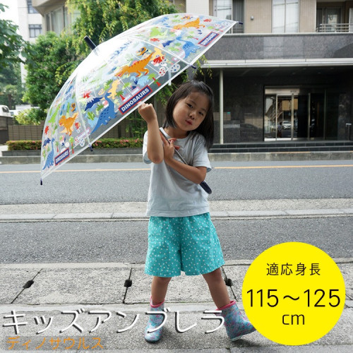 SR#0530 日本Skater 恐龍透明雨傘