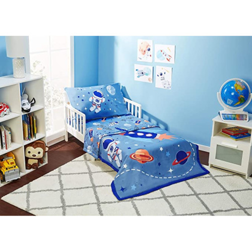 [加購品] (美國兒童床專用) SR#0938/4piece-Space (Everyday Kids Space Bedding Set) 兒童床上用品