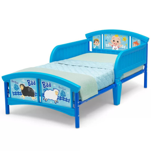 DN#1721 Delta Children CoComelon Plastic Toddler Bed 卡通兒童床架