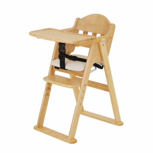 KAT029 日本Katoji Cena LX 升級版木製摺疊兒童高腳餐椅 (附座墊)