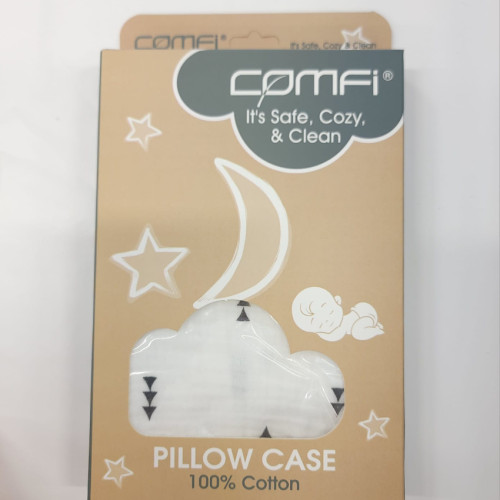 COF018 COMFI 嬰童100%純棉呼吸枕枕套(1-7歲)