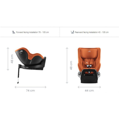 BX#0017 Britax DUALFIX PRO雙固定專業版德國產嬰幼兒汽車安全座椅(R129)(初生-4歲)(40 - 105 cm)