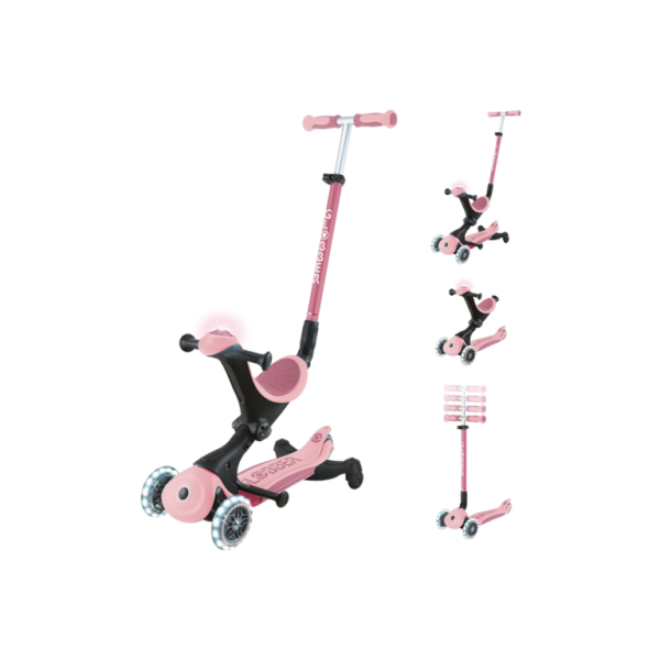 Globber GO-UP DELUXE LIGHTS 360 ° 3-WHEEL SCOOTER | ChopChop Baby