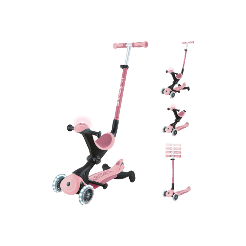 Globber GO-UP DELUXE LIGHTS 360 ° 3-WHEEL SCOOTER | ChopChop Baby