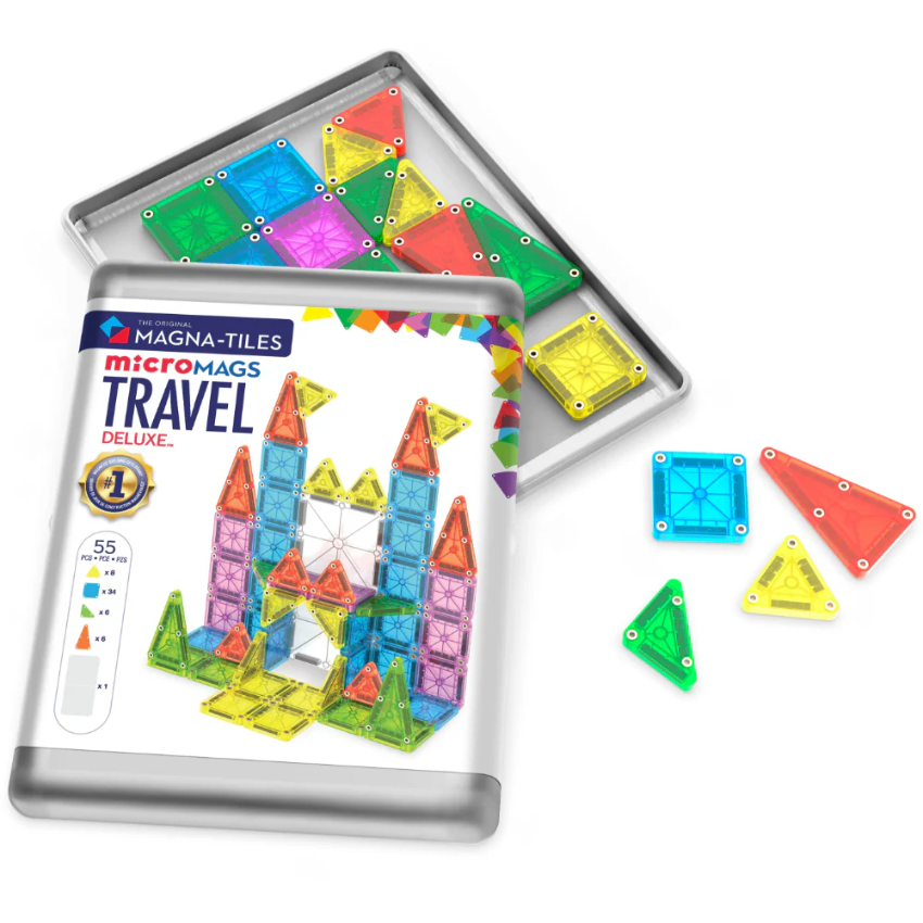 Magna-Tiles - Mircomags Travel Set Deluxe™ 55 Piece Set | ChopChop