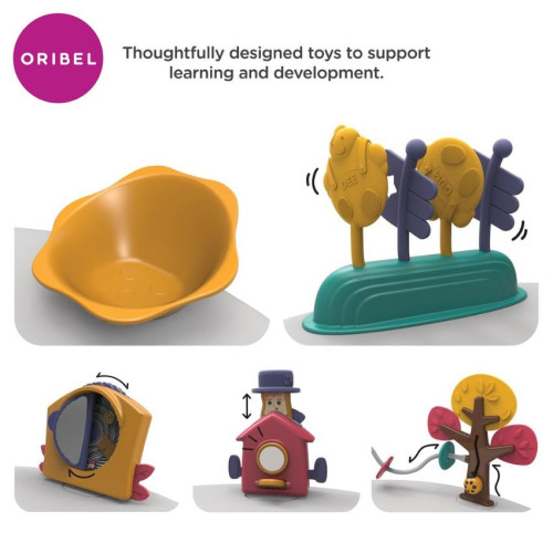ORI#0005 Oribel Portaplay™ 360度"可摺式"多用途嬰兒彈彈椅及多用途枱 – 仙境探險