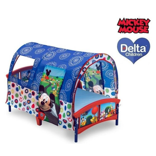 DN#0666 Delta Children Disney  Mickey Friends Toddler Bed with Tent 迪士尼兒童床架(連帳篷)