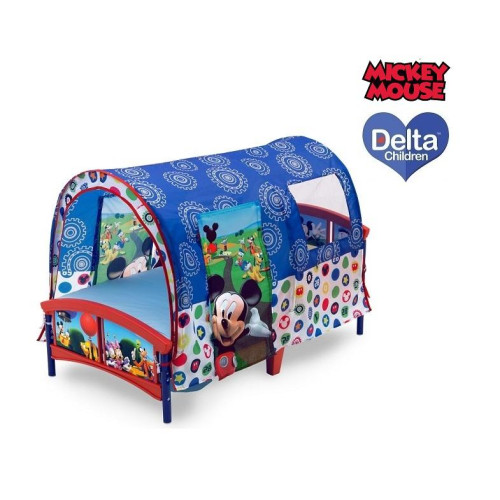 DN#0666 Delta Children Disney  Mickey Friends Toddler Bed with Tent 迪士尼兒童床架(連帳篷)