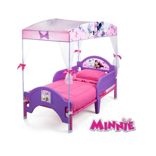 DN#0547 Disney Minnie Canopy Toddler Bed 迪士尼兒童床架(連帳幕)