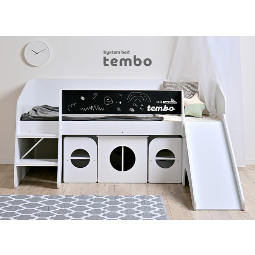 SR#0362 日本 “Tembo” loft bed 床連小檯椅及滑梯組合 [包送貨及安裝] (預訂)