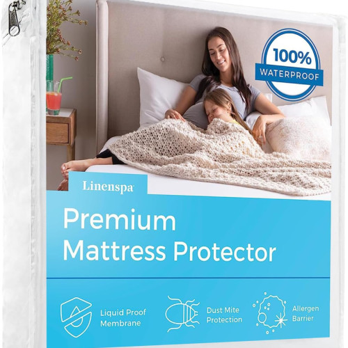 LIN#0001 Linenspa Premium 防水防塵蟎床褥保護墊