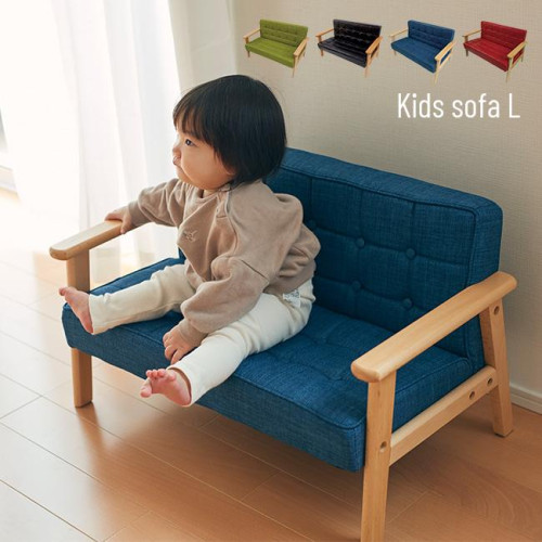 SR#0763 日本BOKUWATA小童天然實木厚梳化 – 雙座位 [預訂]