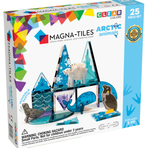 MAGT001/D. Magna-Tiles 磁力片積木玩具 – Arctic Animals 25-Piece Set