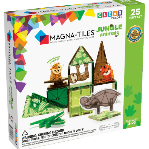 MAGT001/C. Magna-Tiles 磁力片積木玩具 – Jungle Animals 25-Piece Set