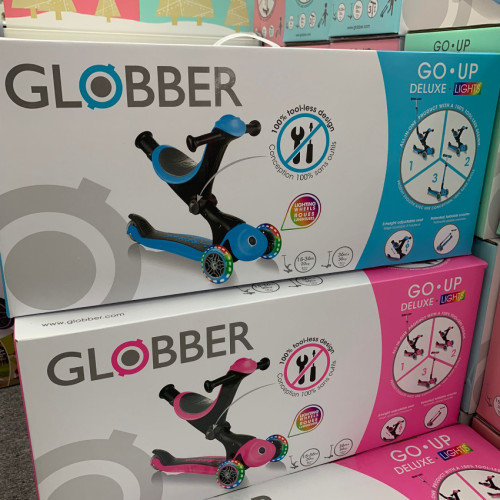 GLB006 Globber Go Up Deluxe Lights 3合1發光車輪滑板車 – 豪華版 (15m+) [3色選擇]