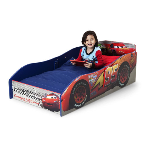 DN#0584 Disney Cars Wooden Toddler Bed 反斗車王木製跑車睡床架