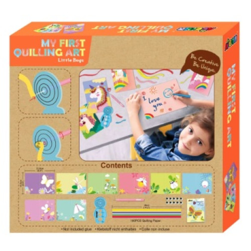 AVE016/Butterfly - Avenir Kids Quilling Art  兒童卷紙藝術套裝