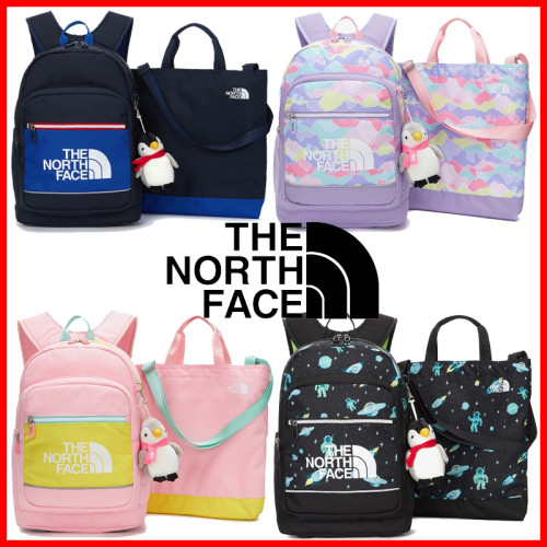 NF014 韓國The North Face Kids 兒童書包連手提袋套裝