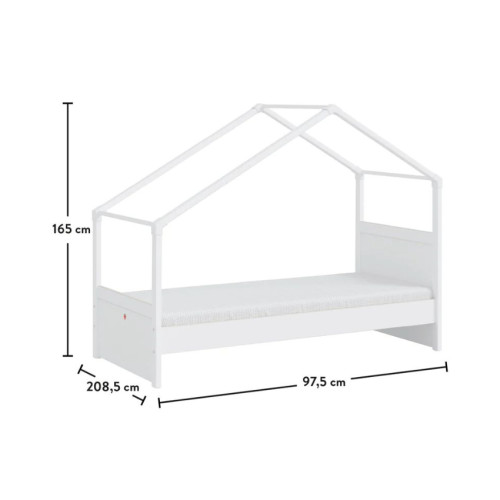 SR#1007 Montes Roof 木製布幕屋頂單人床(歐洲製造) (預訂) (包送貨及安裝)