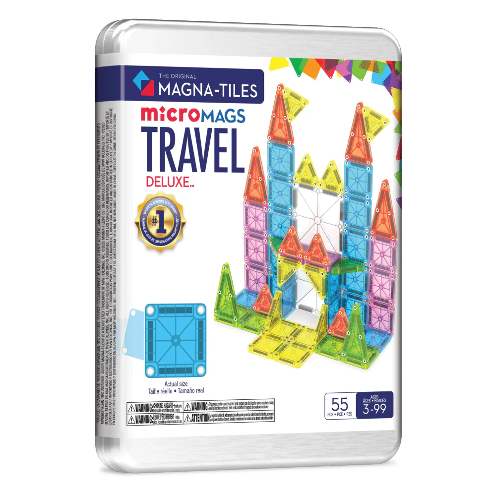 Magna-Tiles - Mircomags Travel Set Deluxe™ 55 Piece Set | ChopChop